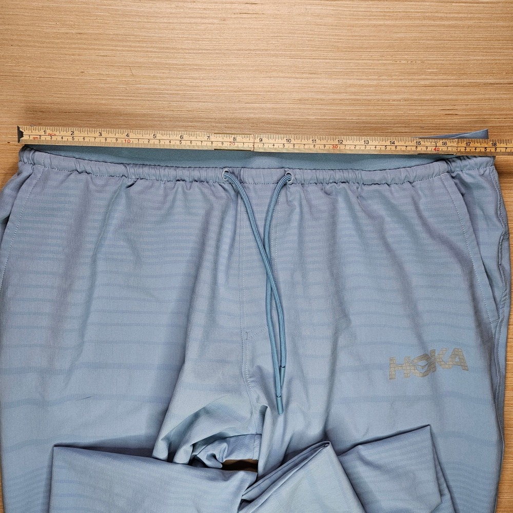 Hoka One One Pale Blue Joggers with Drawstring - Picture 9 of 13